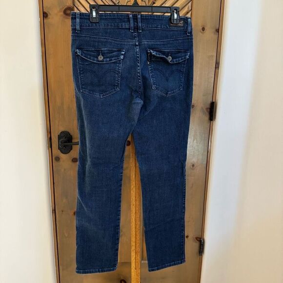 Levi’s (12M) Mid Rise Skinny Blue Jeans - Flap Back Pockets - Picture 2 of 5